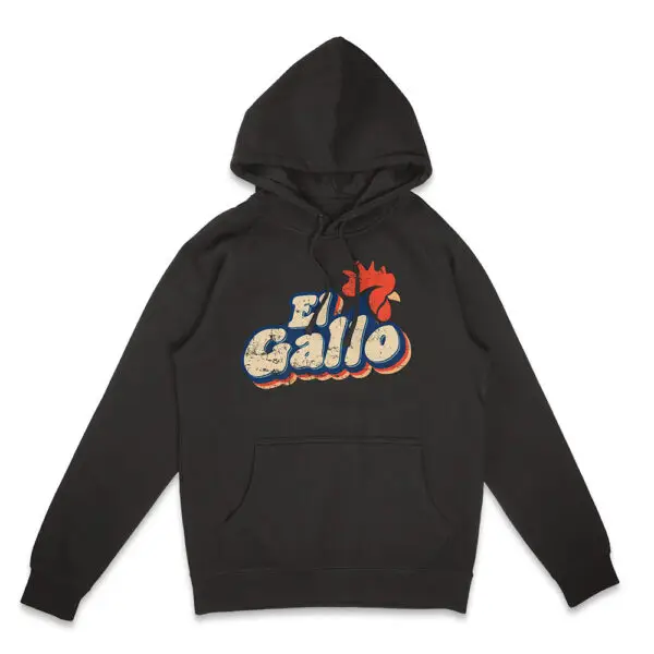 El Gallo Hoodie | SoCal Apparel | Latino Graphic Pullover Hoodie