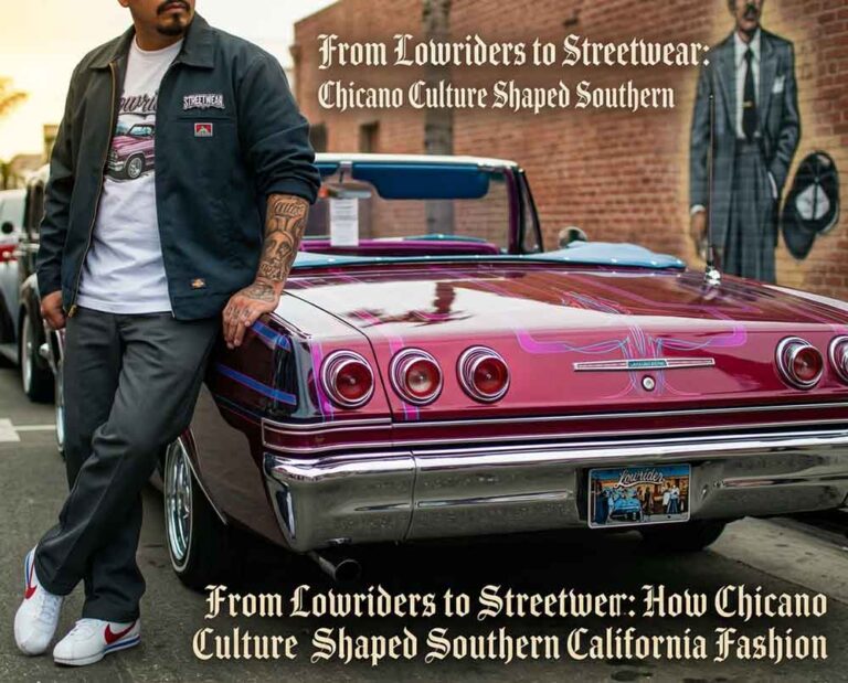 Man Standing Next To Lowrider