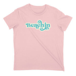 BeachinPink Beachin Women's Tee | SoCal Apparel | Retro Beach Graphic T-Shirt