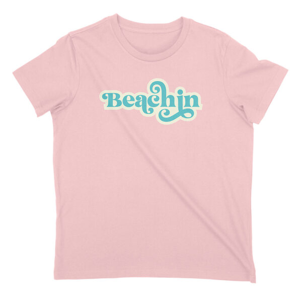 BeachinPink Beachin Women's Tee | SoCal Apparel | Retro Beach Graphic T-Shirt